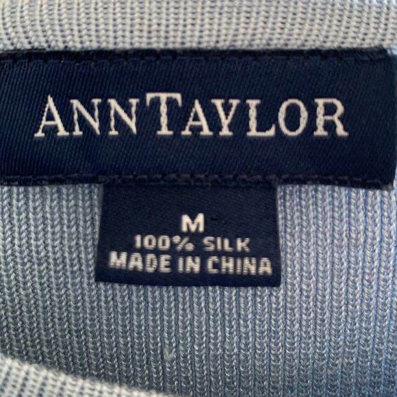 Baby Blue Ann Taylor Sweater - Picture 2 of 4
